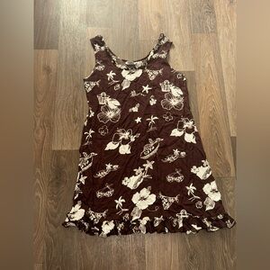 Mango Bay Beaded Tropical Floral Large Dress